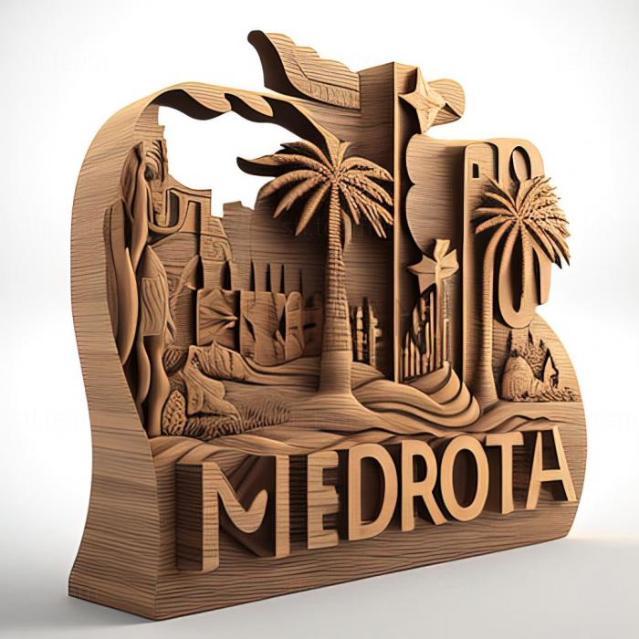 3D model Peoria Arizona (STL)